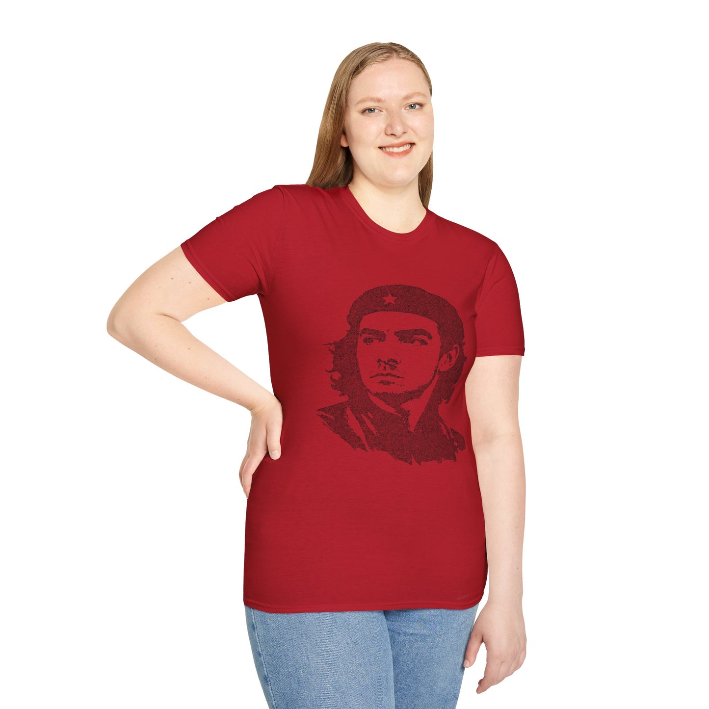 Che-Guevara–inspired stencil of L_uigi T-Shirt - Vintage Style Graphic Tee
