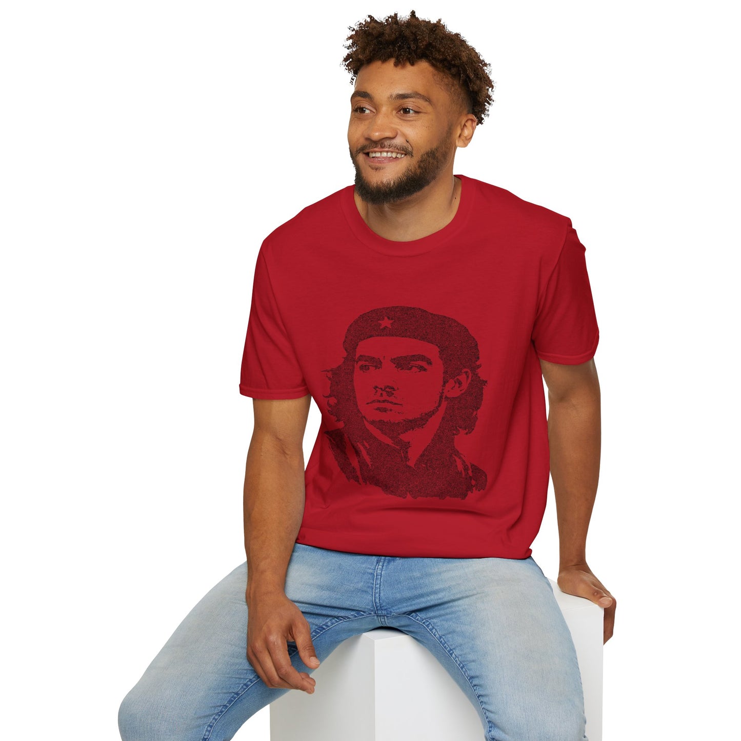 Che-Guevara–inspired stencil of L_uigi T-Shirt - Vintage Style Graphic Tee