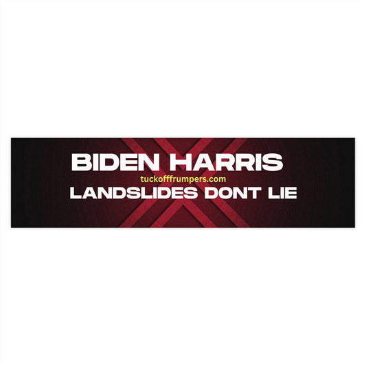 Biden Harris Landslides Bumper Stickers